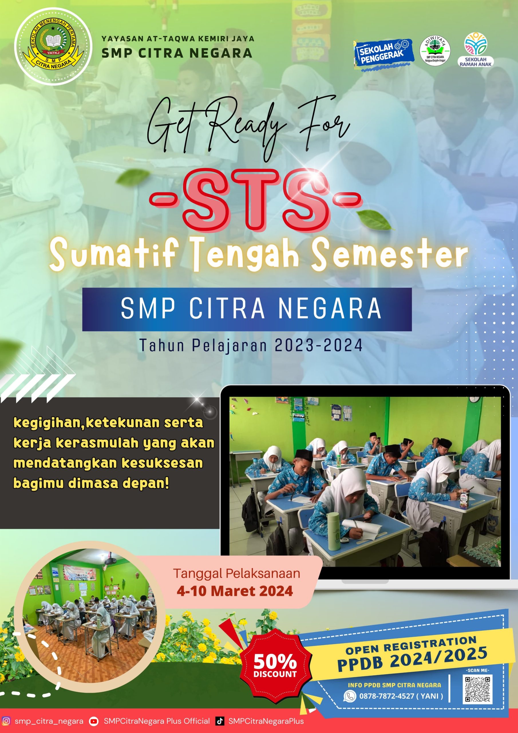 Persiapan Sumatif Tengah Semester SMP Citra Negara 2023/2024