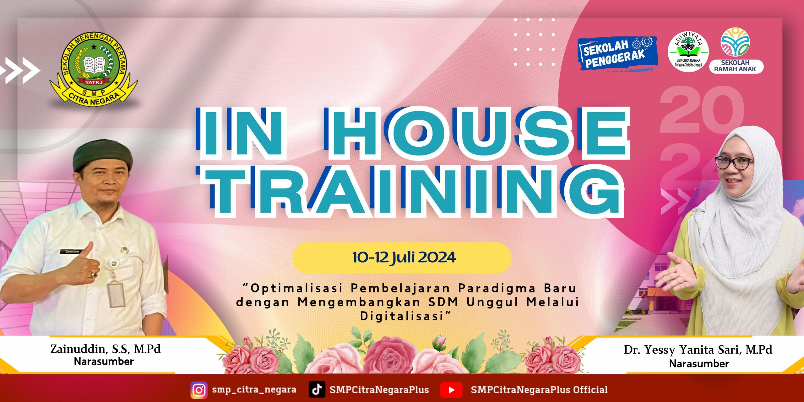 Seminar In House Training Bersama Narasumber SMP Citra Negara