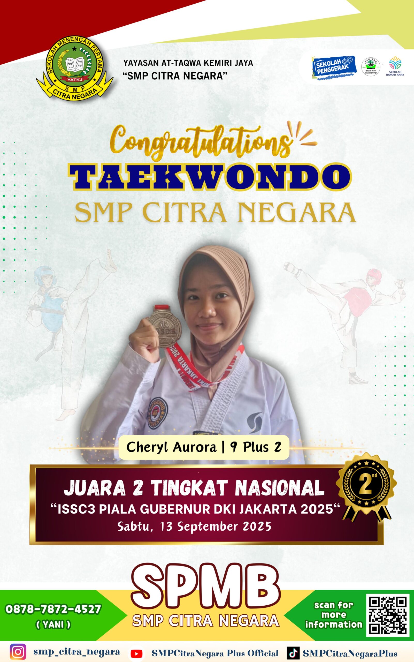 JUARA 2 TINGKAT NASIONAL! ISSC3 PIALA GUBERNUR DKI JAKARTA 2025